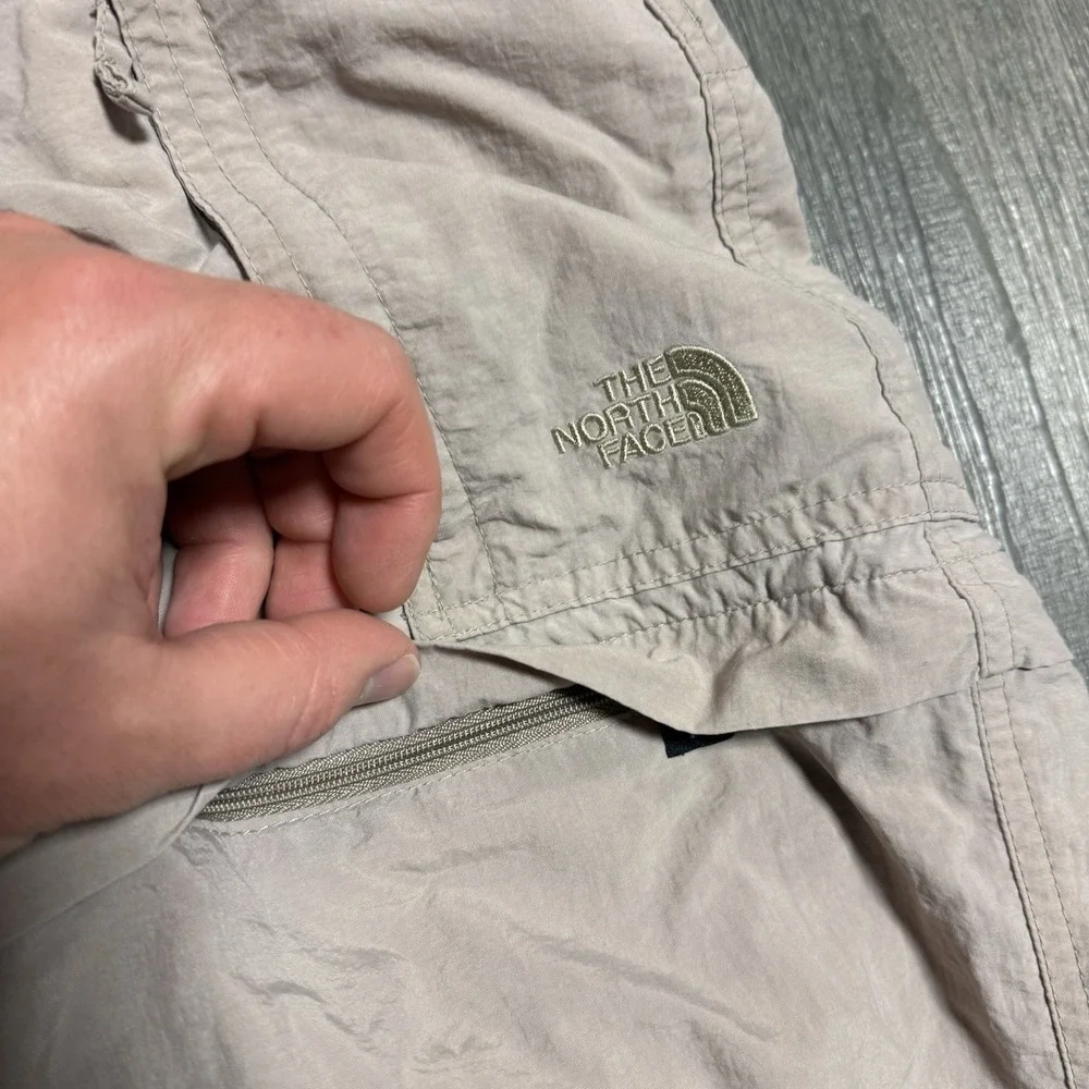 The North Face Convertable Utility Cargo Pants Tan Men's Size L Gorpcore Hiking
